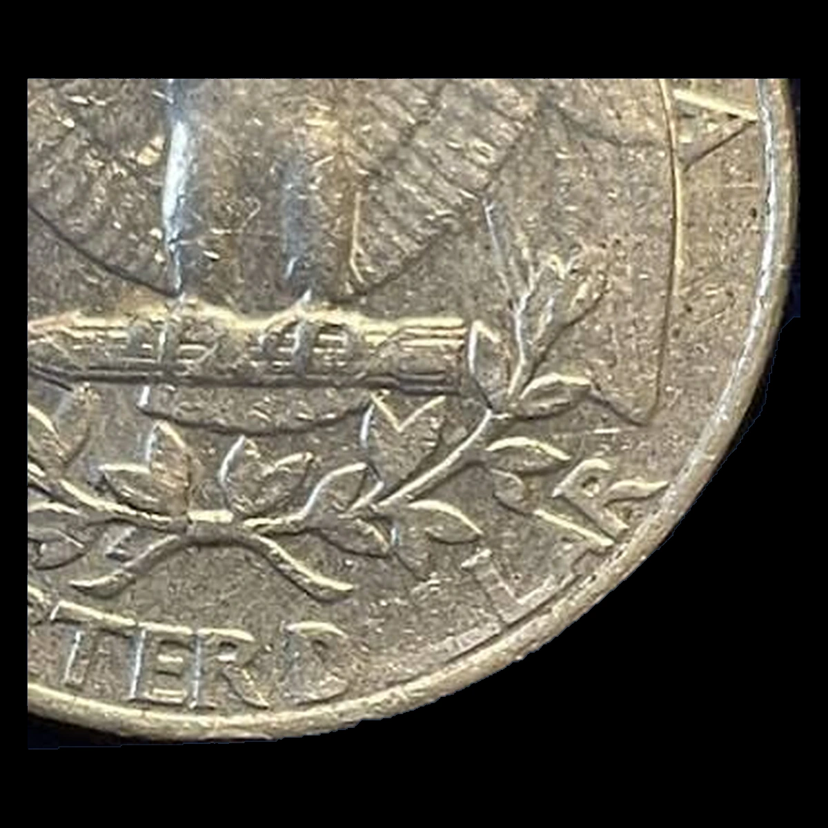 1988 Washington Quarter: Struck-Through Error