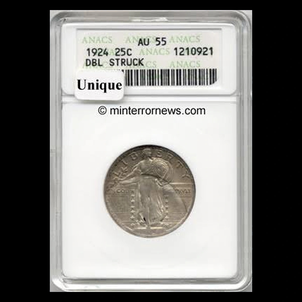 1924 Standing Liberty Quarter: Double / Multiple Strike