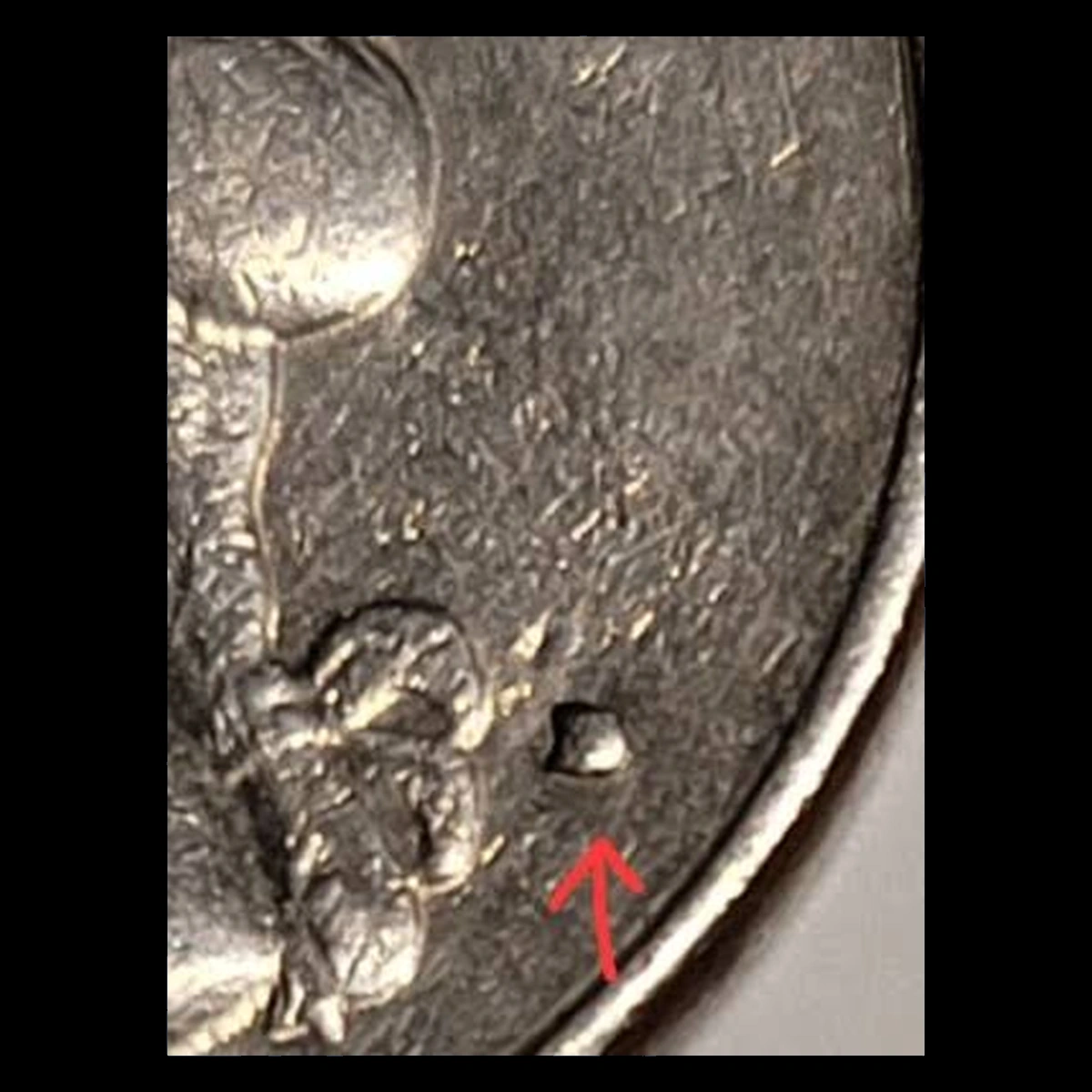 1980 Washington Quarter: Die Crack / Die Chip