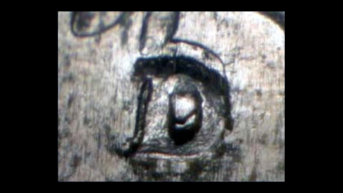 1936 Mercury Dime: Repunched Mintmark