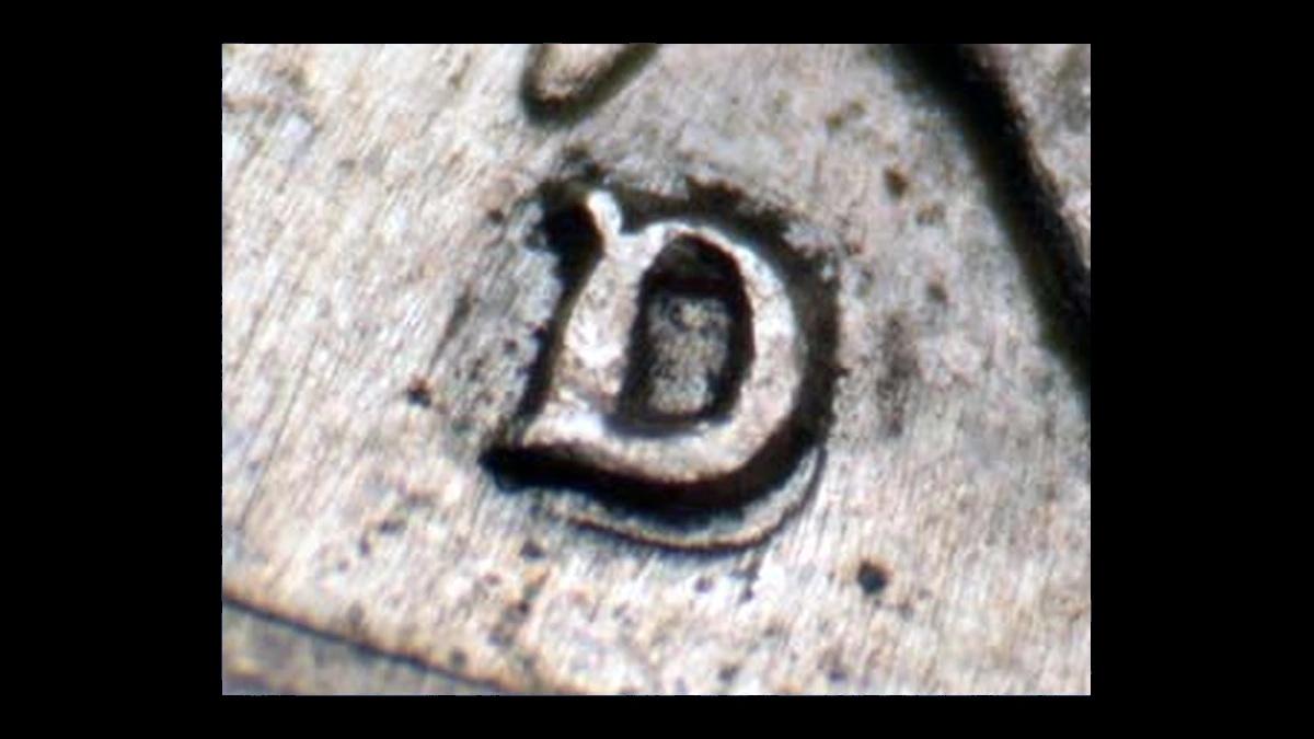 1942 Mercury Dime: Repunched Mintmark