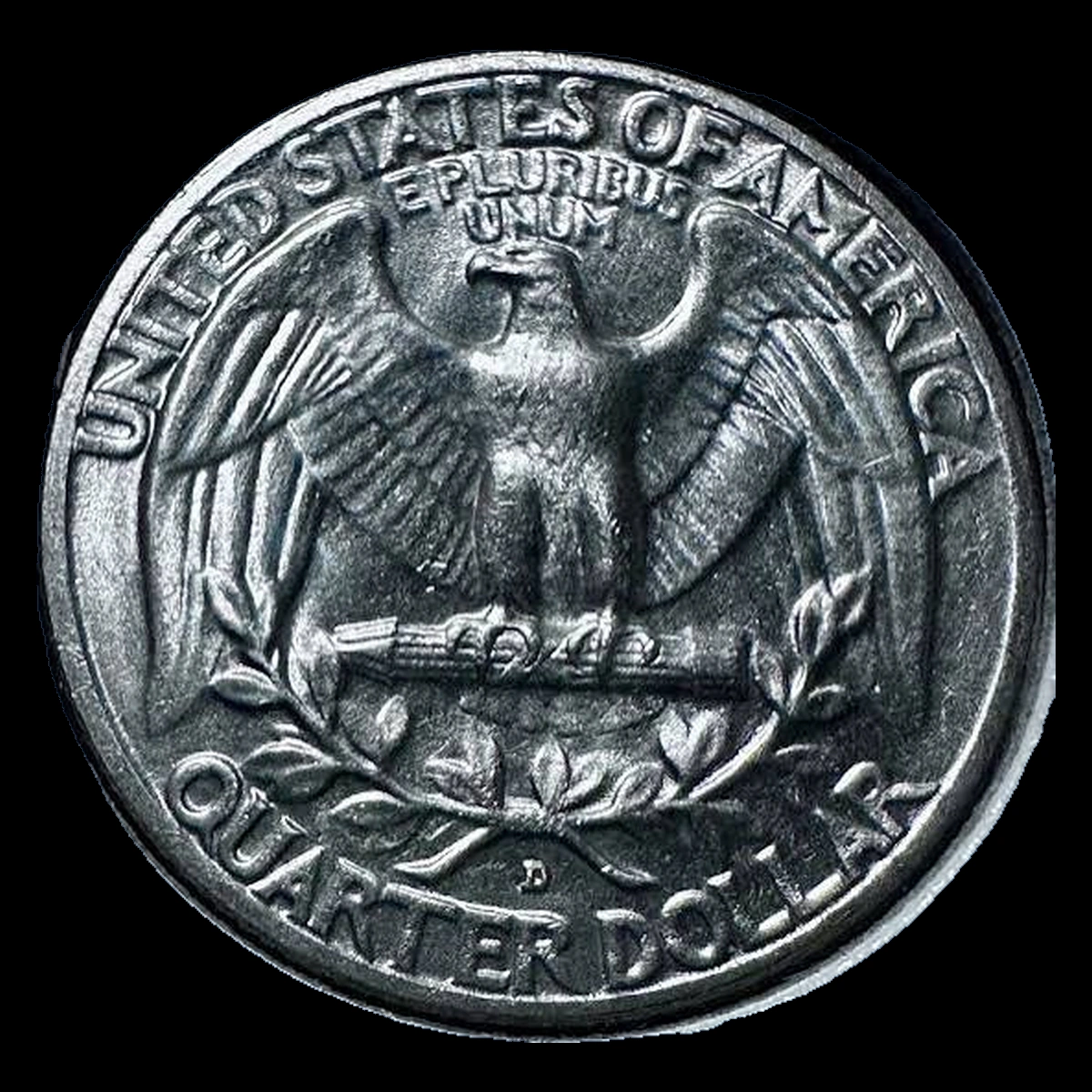 1955 Washington Quarter: Repunched Mintmark
