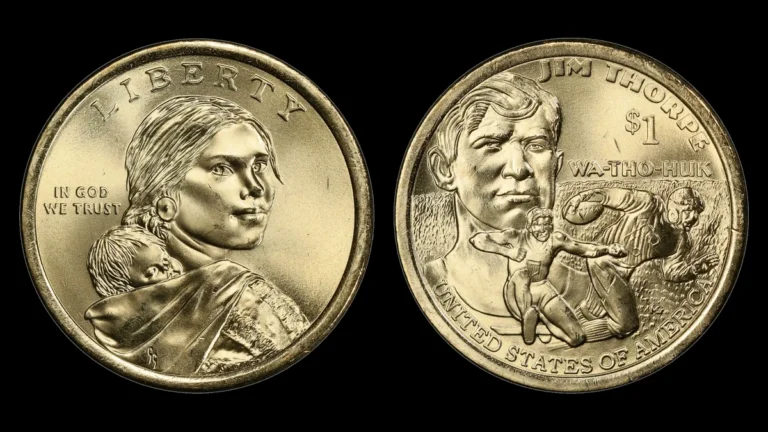 2018-P Pos.A Sacagawea Dollar, obverse and reverse