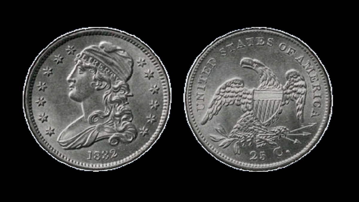 1832 Quarter Errors — error coin photographs