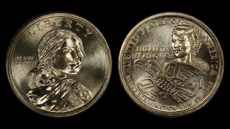 2020-P Pos.A Sacagawea Dollar, obverse and reverse
