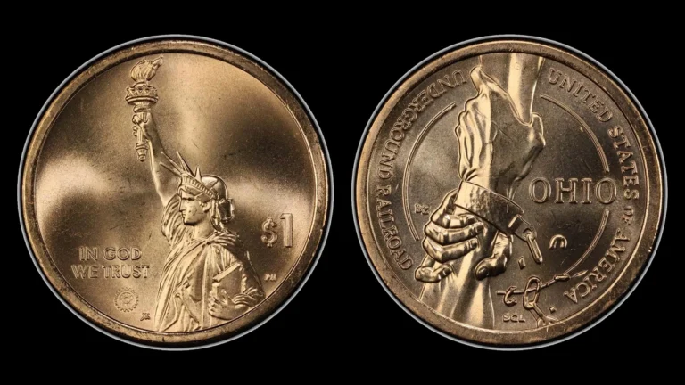 2023-P OH Pos.A American Innovation Dollar, obverse and reverse