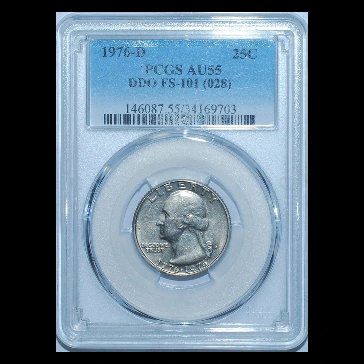 1976 Washington Quarter: Doubled Die Obverse
