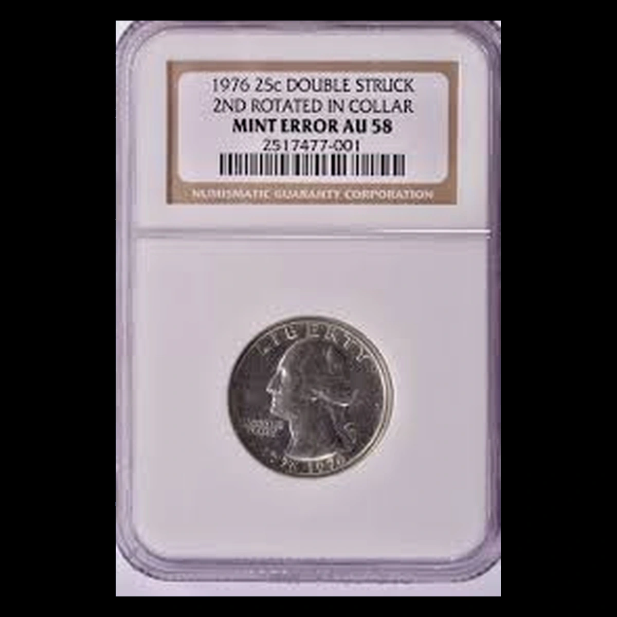 1976 Washington Quarter: Double Strike and Rotation