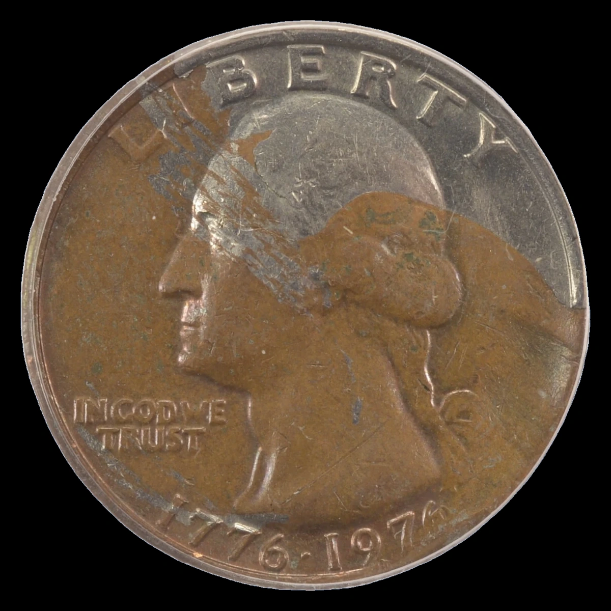 1976 Washington Quarter: Missing Clad Layer