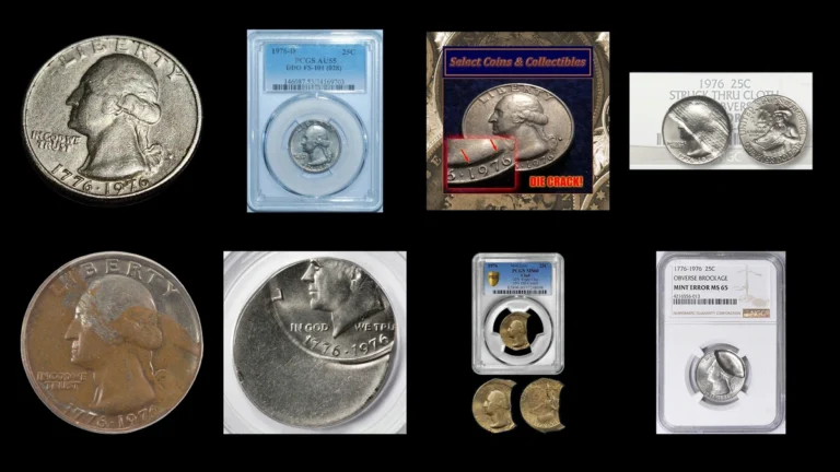 1976 Quarter Errors — error coin photographs