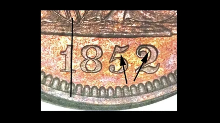 1852 Quarter Errors — error coin photographs