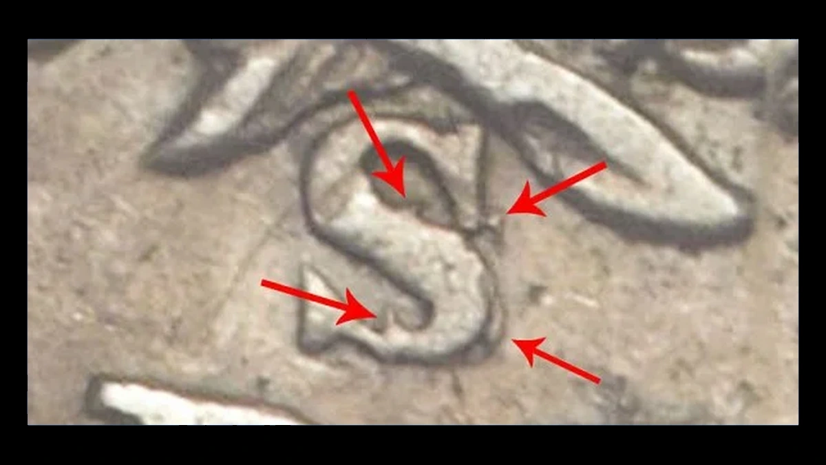 1856 Liberty Seated Quarter: Large S over Small S