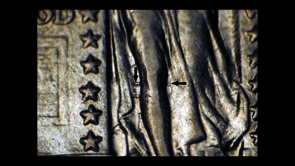 1920 Standing Liberty Quarter: Clashed Dies