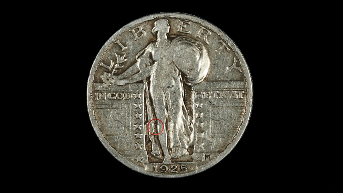1925 Quarter Errors — error coin photographs