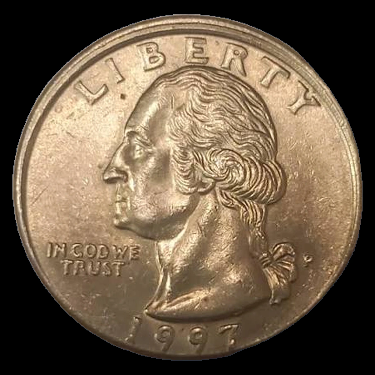 1997 Washington Quarter: Partial Collar