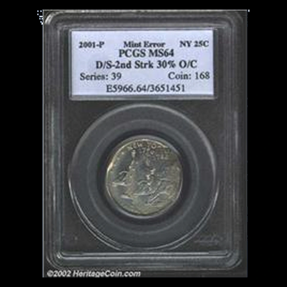 2001 Quarter: New York — Double / Multiple Strike