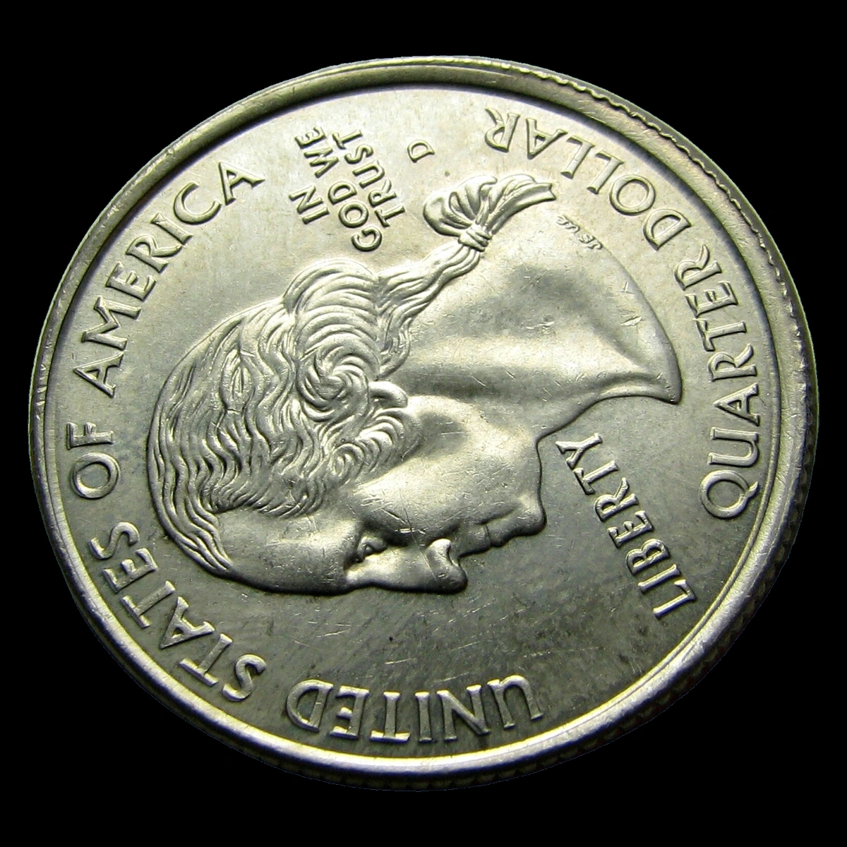 2001 Washington 50 States Quarters: Partial Collar