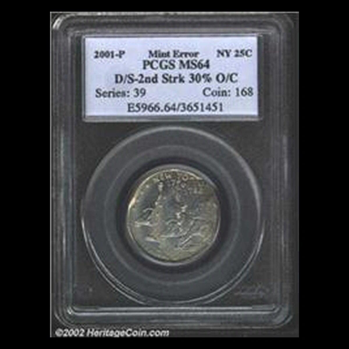 2001 Quarter: New York — Off-Center Strike
