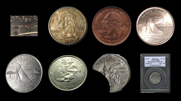 2001 Quarter Errors — error coin photographs
