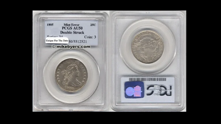 1805 Quarter Errors — error coin photographs
