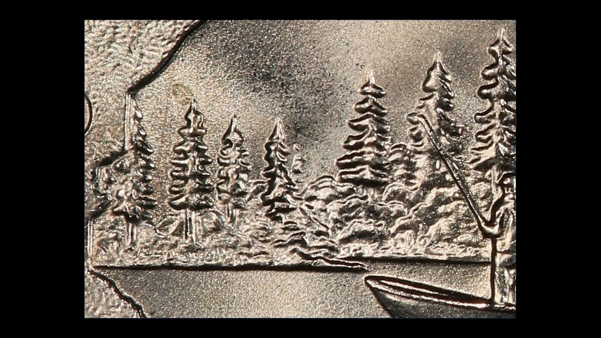 2005 Quarter: Minnesota Extra Tree / Doubled Die Reverse