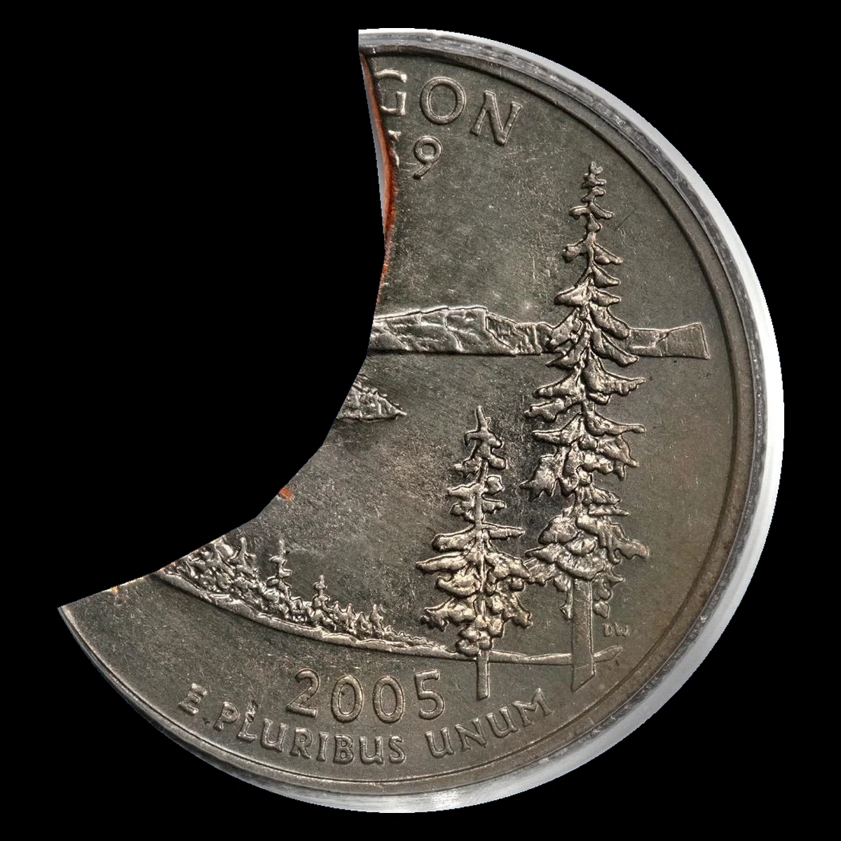 2005 Quarter: Oregon — Clipped Planchet