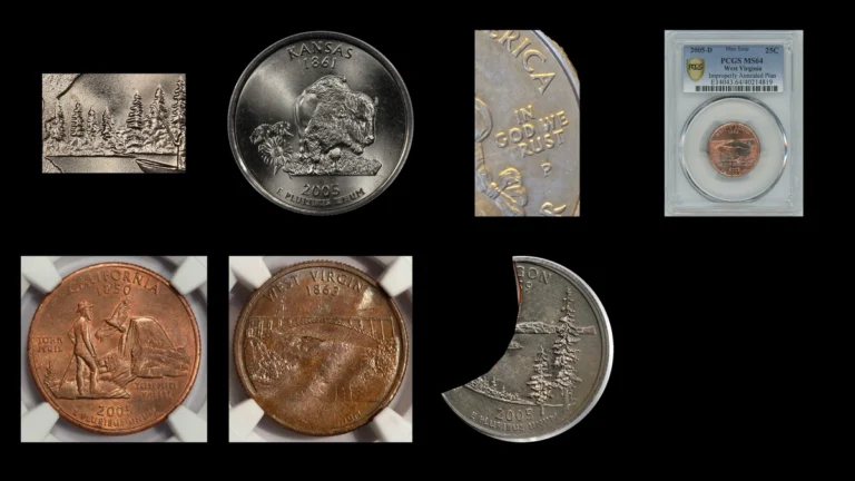 2005 Quarter Errors — error coin photographs