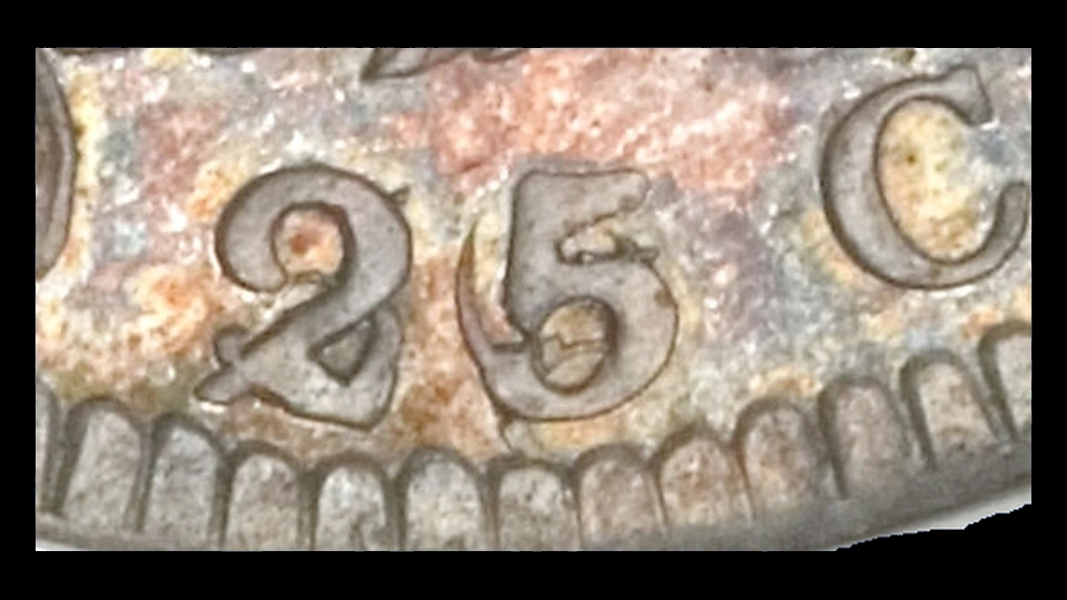 1822 Capped Bust Quarter: 25 over 50 Denomination