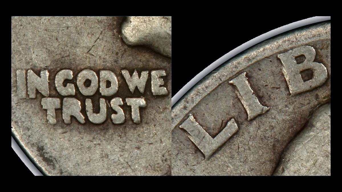 1943 Washington Quarter: Philadelphia Doubled Die Obverse