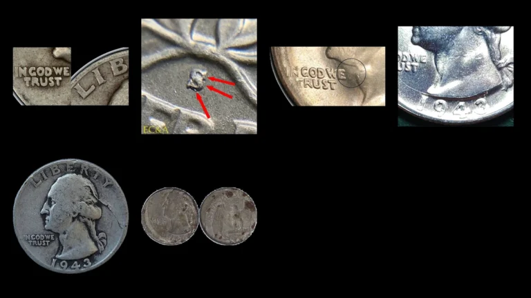 1943 Quarter Errors — error coin photographs