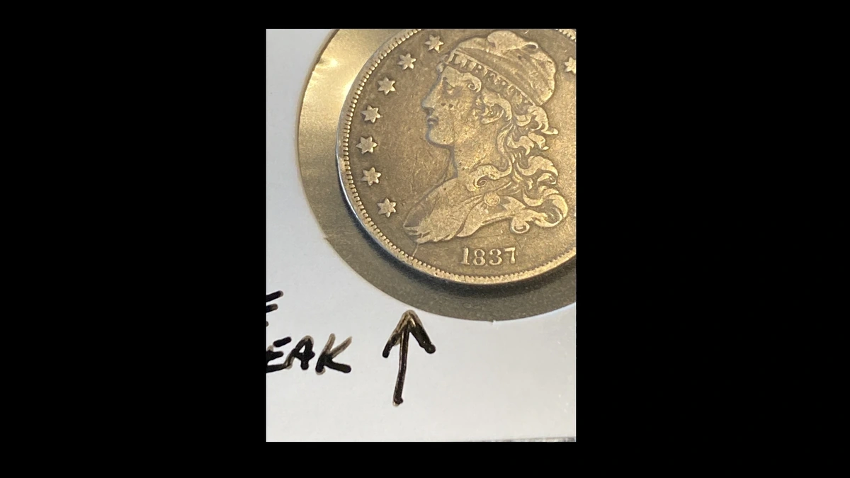 1837 Quarter Errors — error coin photographs