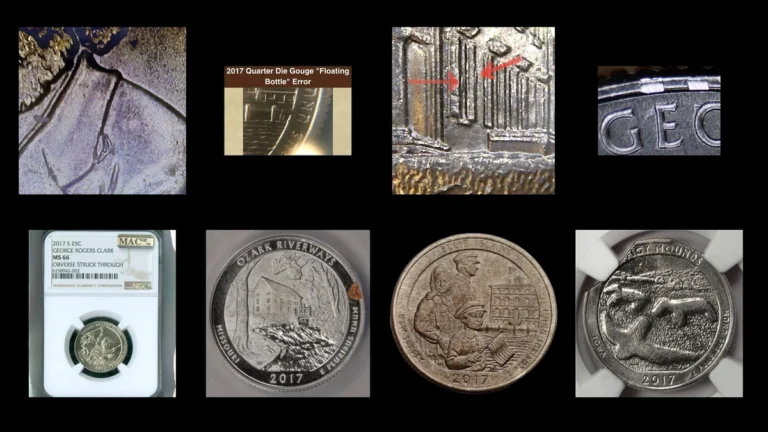 2017 Quarter Errors — error coin photographs