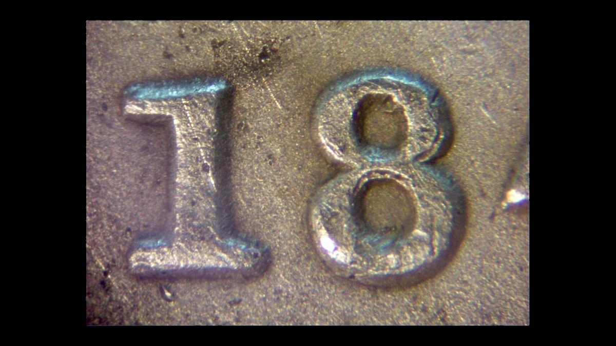 1840 Liberty Seated Quarter: Repunched Date