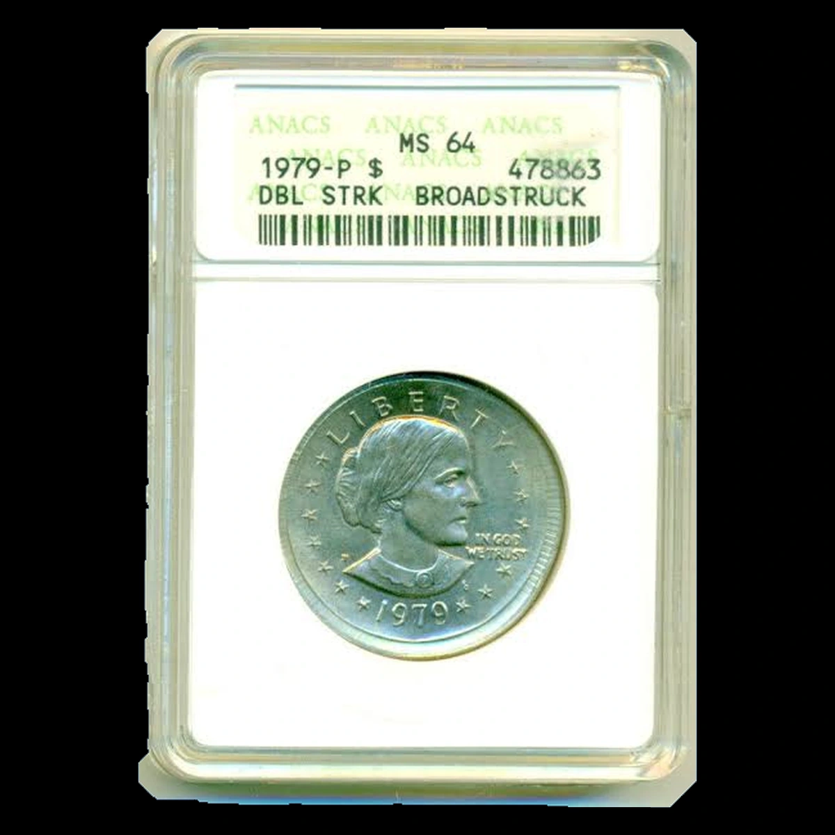 1979 Susan B. Anthony Dollar: Multiple Strike