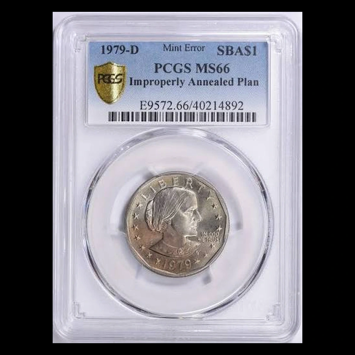 1979 Susan B. Anthony Dollar: Annealing Error