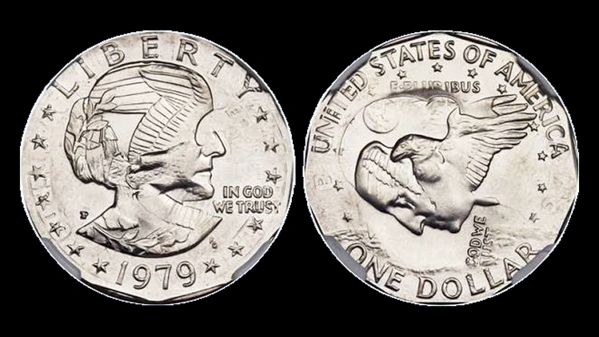 1979 Susan B. Anthony Dollar: Double-Denomination Strike