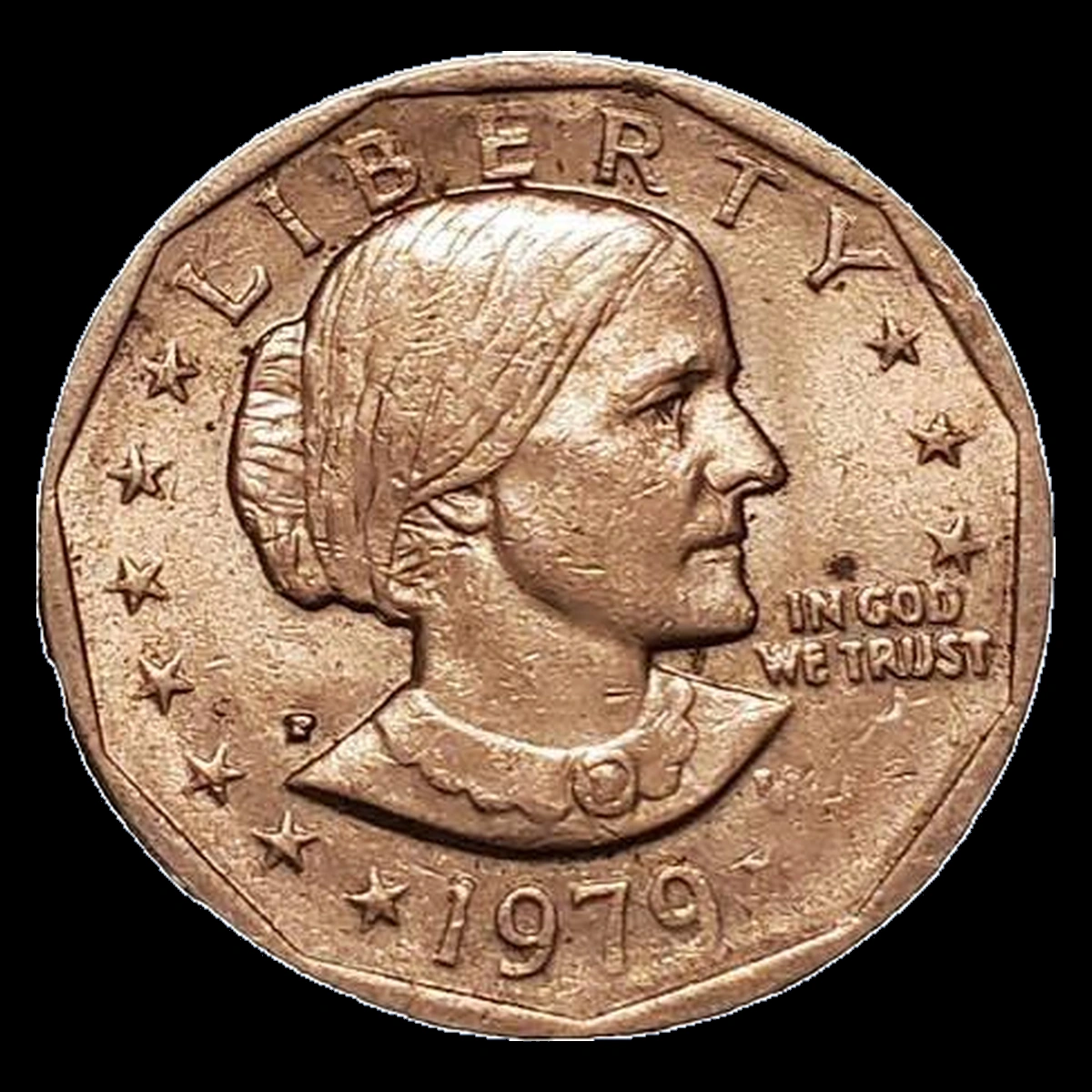 1979 Susan B. Anthony Dollar: Doubled Die Reverse