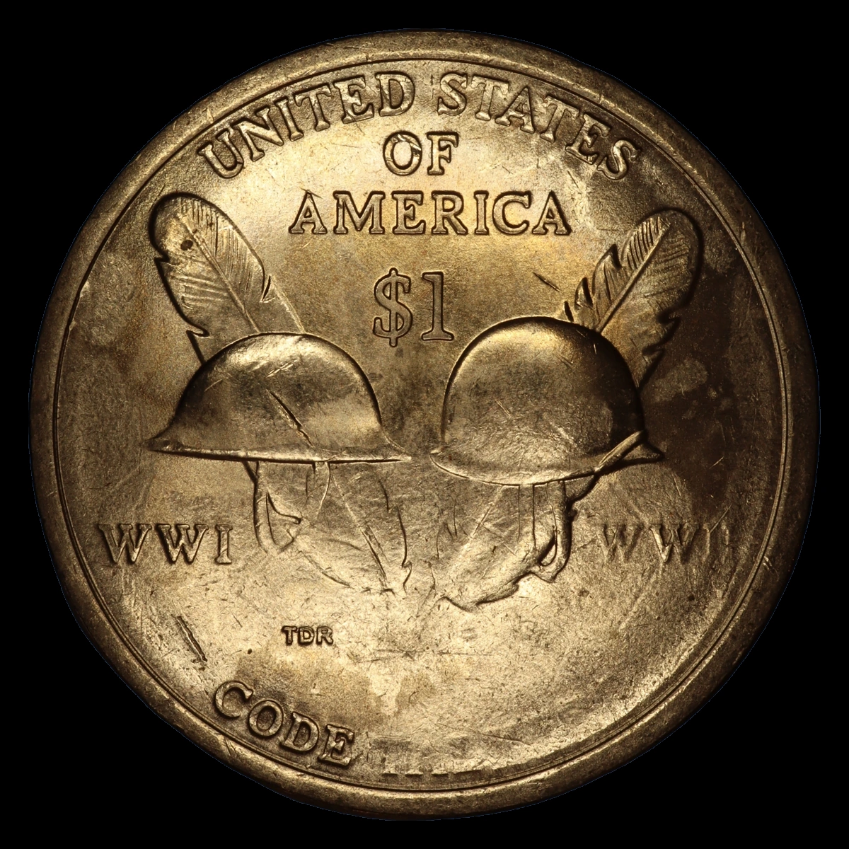 2016 Sacagawea Dollar: Struck Through