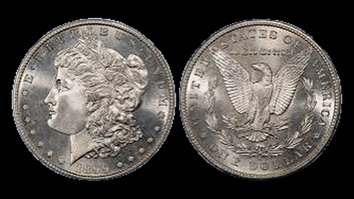 1899 Morgan Dollar: Repunched Date