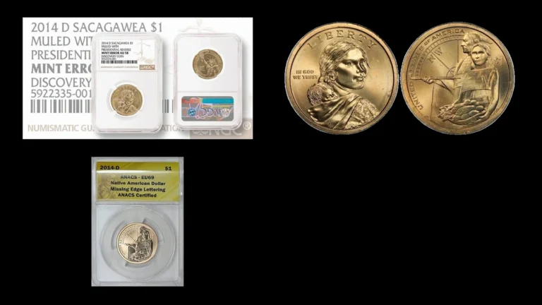 2014 Sacagawea Dollar Errors — error coin photographs