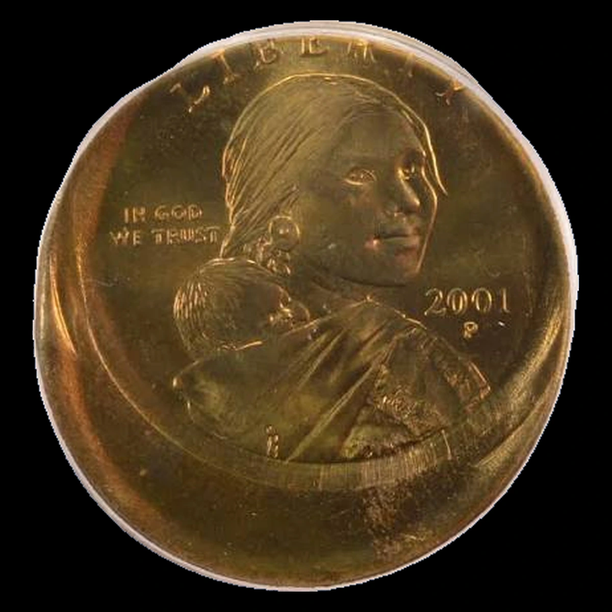 2001 Sacagawea Dollar: Off-Center Strike