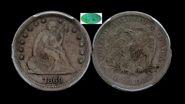 1869 Quarter Errors — error coin photographs