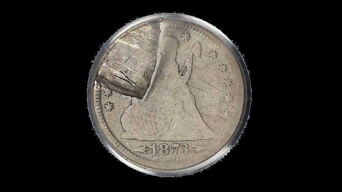 1873 Quarter Errors — error coin photographs
