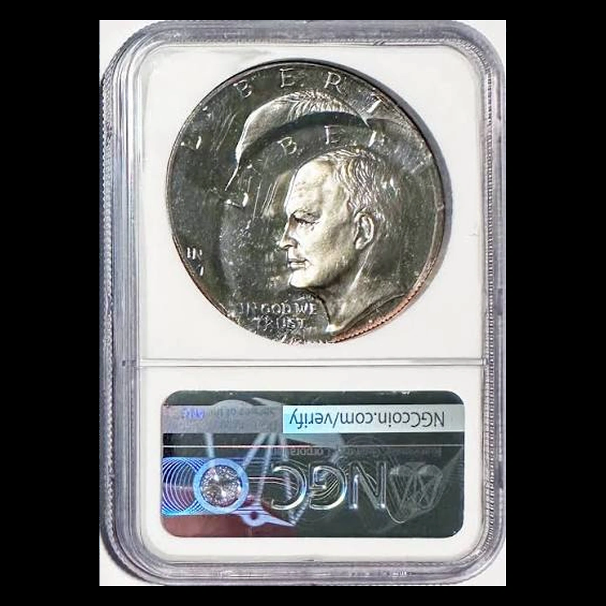1976 Eisenhower Dollar: Off-Center Strike