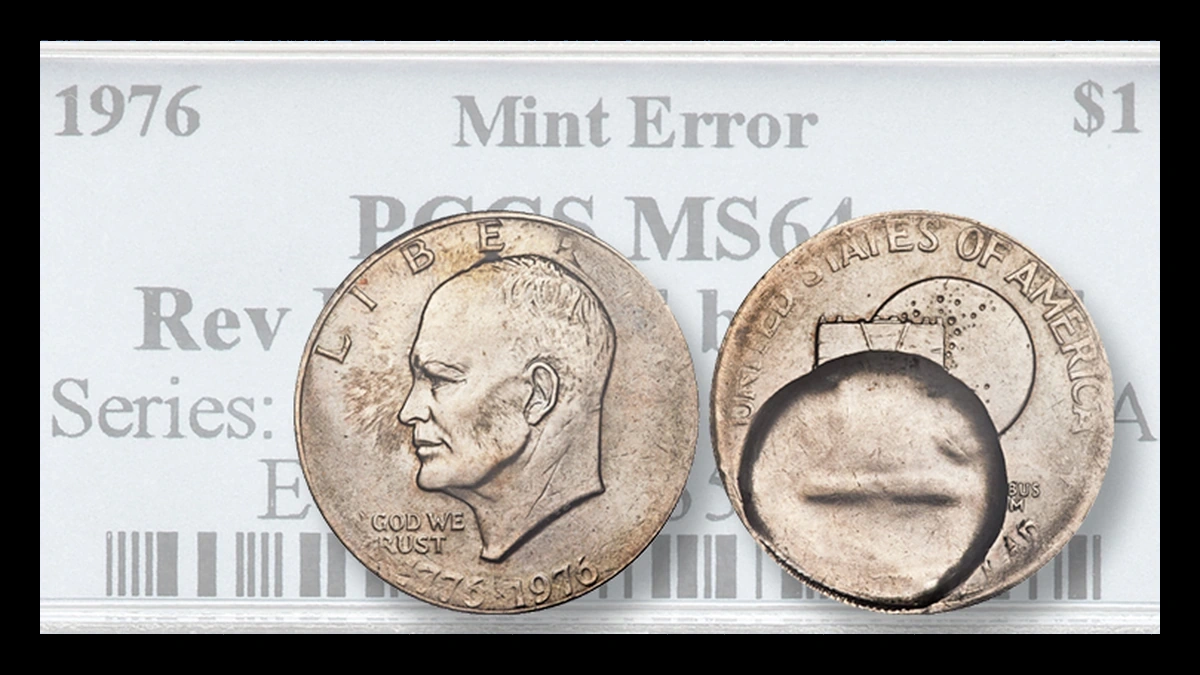 1976 Ike Dollar: Indent