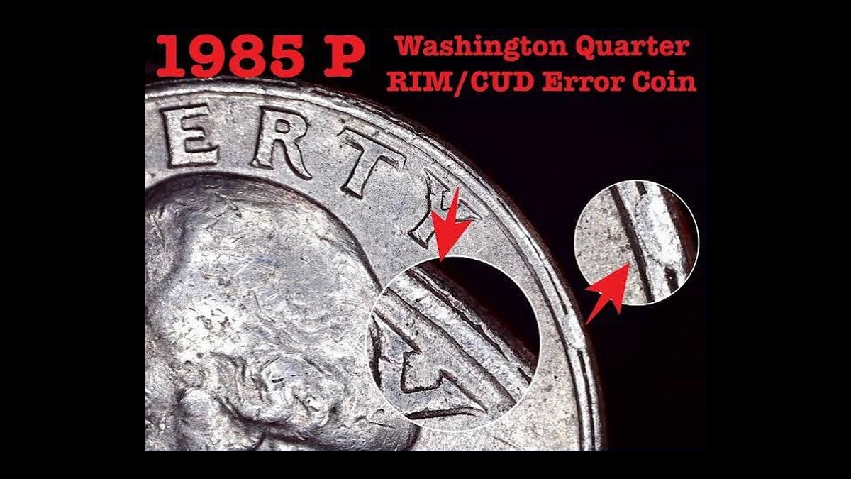 1985 Washington Quarter: Die Break