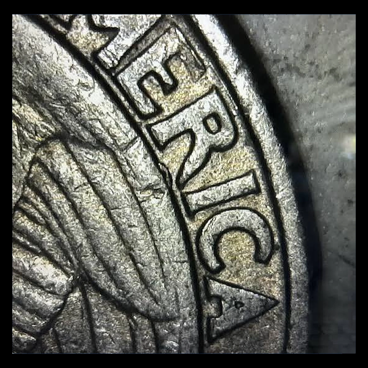 1977 Washington Quarter: Die Crack / Die Chip