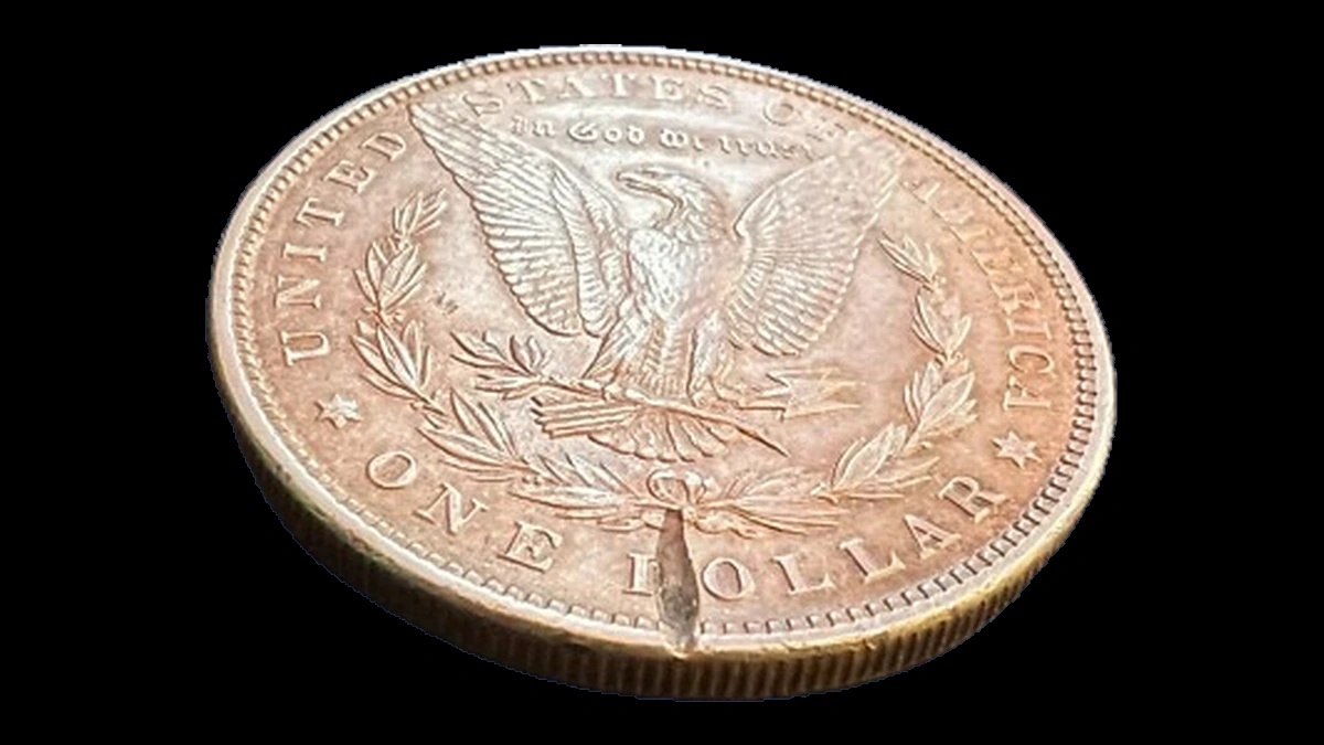 1887 Morgan Dollar: Lamination
