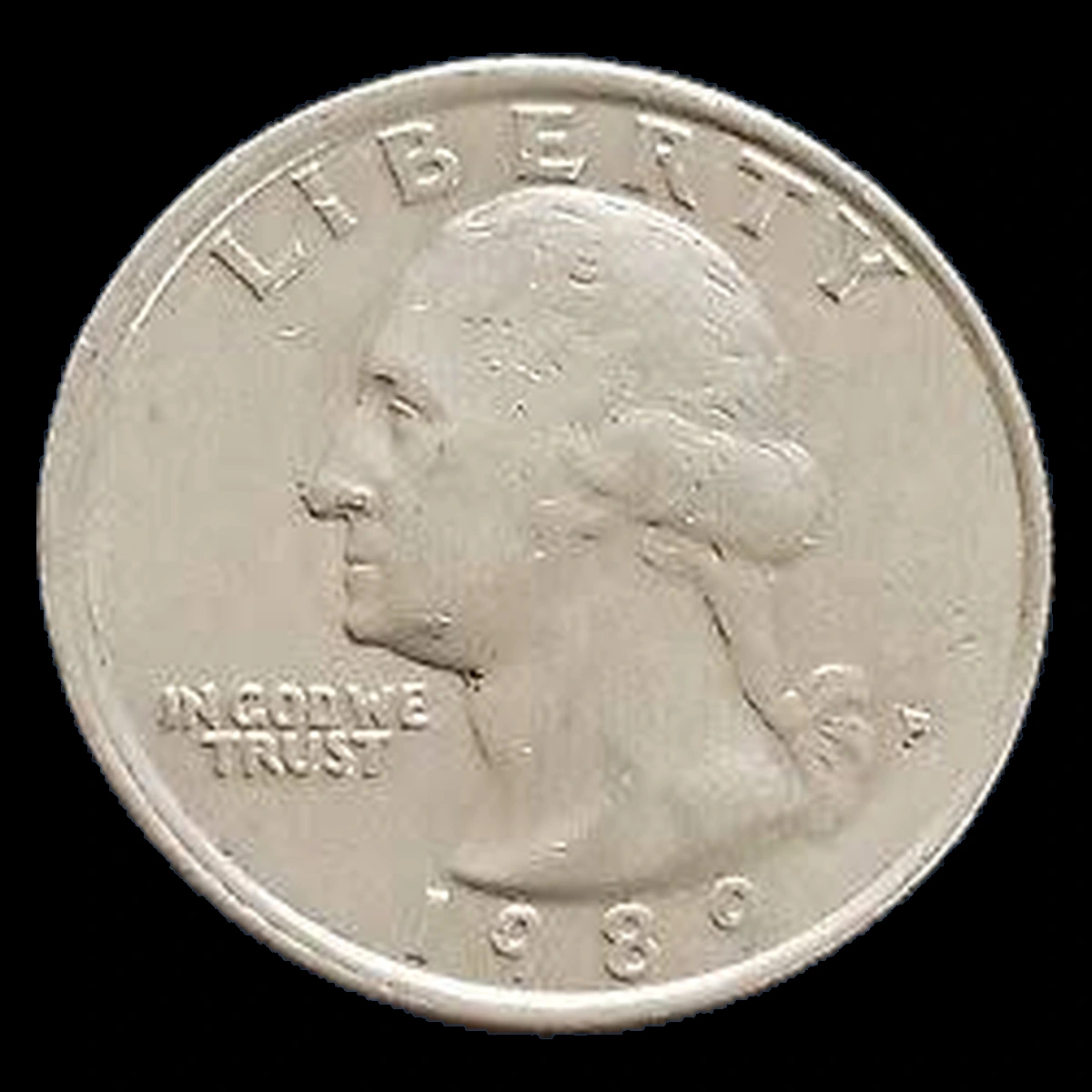 1989 Washington Quarter: Misaligned Die