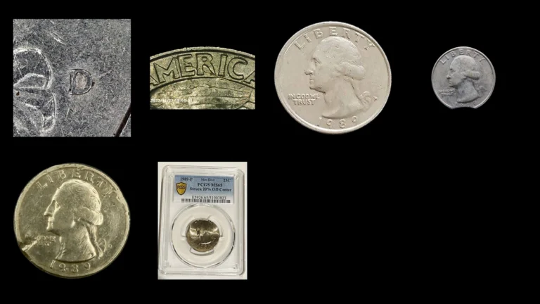 1989 Quarter Errors — error coin photographs